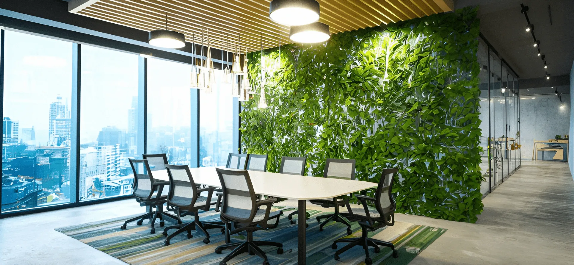 Modern, well-lit boardroom symbolizing next-gen metering and data-driven utility technology