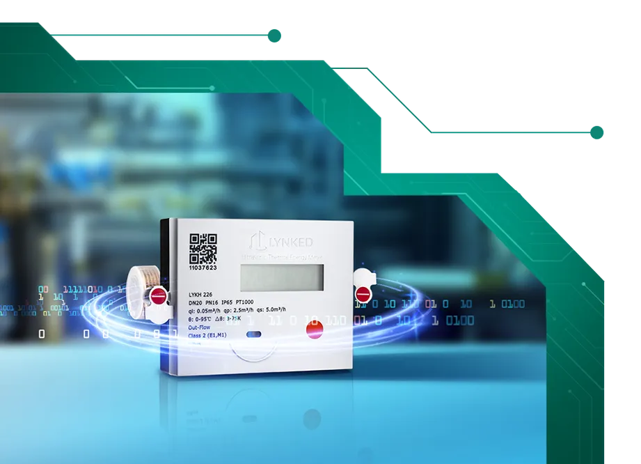 Woman using a computer to manage smart building systems