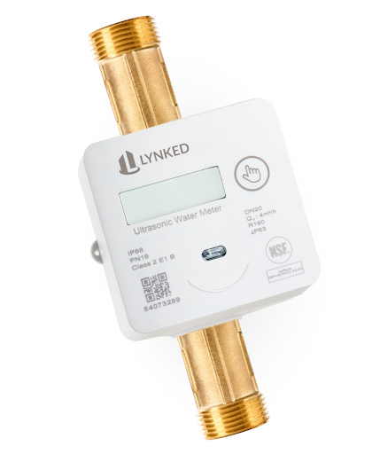 Image of LYNKED Smart Ultrasonic Water Meter Brass (LYKWU series)